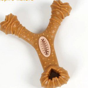 New Dog Wooden Durable and Interactive Y Toy For Teeth Cleaning (22cm)
